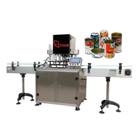 Máquina automática de sellado de latas de papel, sellador de latas de comida, velocidad Sigh