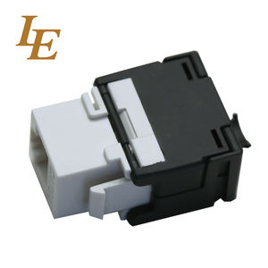 Placa frontal RJ45 de gran venta, conector hembra Cat6 Keystone Jack - Product Image 1