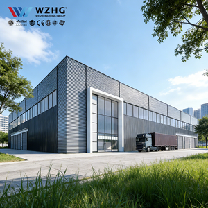 Entrepôt Commercial ISO en Structure Acier pour Site d'Usine, Exportation, Entreprise de Construction, Imperméable, Grande Portée, Qualité Standard - Product Image 1