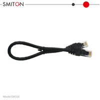 Cable de Red Ethernet LAN CAT6 UTP FTP de 2M 3M 5M 10M Azul Negro RJ45 23AWG para Internet y Computadora