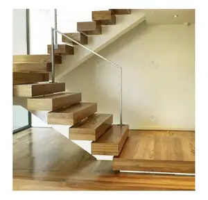 Prima Factory price Wood Staircase Floating Staircase Interior Floating Staircase Kit