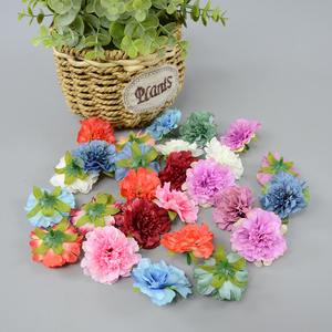 Oeillets artificiels têtes de fleurs en soie cadeau de fête des mères gâteau de <span class=keywords><strong>mariage</strong></span> décorer <span class=keywords><strong>faux</strong></span> oeillet - Product Image 6