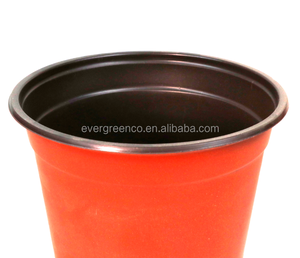 Doublure de pot de <span class=keywords><strong>fleur</strong></span> en plastique agricole jetable de Style campagnard moderne pour accrocher des fleurs de <span class=keywords><strong>jardin</strong></span> en plein air décor à la maison jardinière - Product Image 1