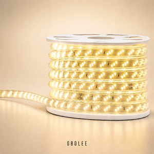 ไฟ LED แบบเส้น SMD2835 สีเดียว AC220V 110V 276 480 LEDs/เมตร 15 มม. IP67 กันน้ำ 100 ม./ม้วน สำหรับตกแต่งเชิงพาณิชย์และบ้าน - Product Image 1