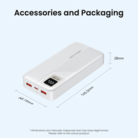 Banques d'alimentation Vention New Age 20000mah, charge rapide, haute capacité