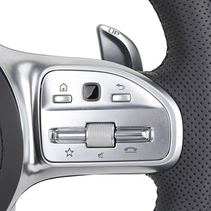 Volant sport en cuir et <span class=keywords><strong>fibre</strong></span> de carbone LQ de haute qualité avec couleur et surpiqûres personnalisées pour modèle - Product Image 4