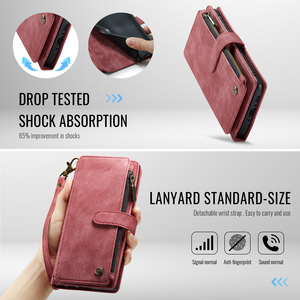 Étui portefeuille à fermeture éclair en cuir CaseMe <span class=keywords><strong>C30</strong></span> pour Samsung Galaxy A57 A56 A55 A54 A37 A36 A35 A34 A33 A17 A16 A15 avec porte-cartes - Product Image 6