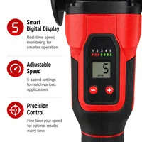 Meuleuse d'angle sans fil sans balais de 125 mm avec batterie lithium-ion pour la découpe et le meulage général