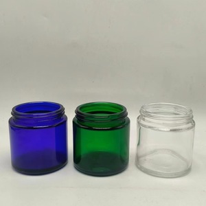 Bougeoirs en verre pour thé vert bleu 100g - Couvercle en aluminium à bord roulé Logo sérigraphié - Product Image 5