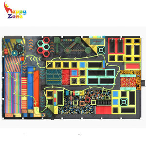 Équipement de parc de trampolines professionnel personnalisé avec murs de mousse, fosse de mousse et parcours Ninja pour gymnases et centres de <span class=keywords><strong>fitness</strong></span> - Product Image 4