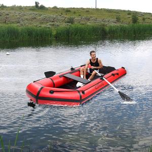 1.2T1000D التخييم Survivals PVC المياه الكبار الاعتداء قارب الأحمر والأسود نفخ مركب مطاطية - Product Image 6