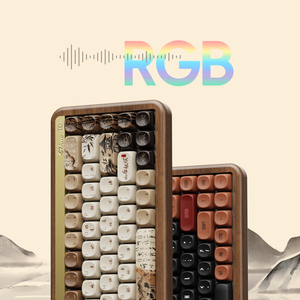<span class=keywords><strong>Teclado</strong></span> Mecánico de Madera AKKO MU01, Procesamiento CNC de Nogal, Estructura Gasket, Teclas con Sublimación de Tinte, Interruptores Intercambiables <span class=keywords><strong>en</strong></span> Caliente CNC, Retroiluminación RGB, 2.4Ghz - Product Image 6