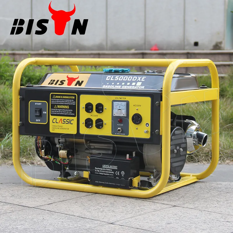 Bison 3kw électrique petit mini générateur domestique d'alternateur de puissance portable