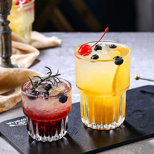 Vaso de Vidrio Transparente de 6oz/13oz para Café, Latte Piccolo, Whisky, Espresso, Vaso Apilable para Bebidas Frías de Restaurante - Product Image 4