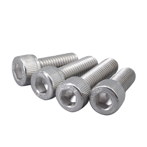Vis à tête cylindrique à six pans creux DIN912 A2 en acier inoxydable, finition brute, tailles M12, pour la construction, vente en gros - Product Image 1
