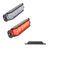 Feux de détresse à LED multi-tailles, feux stroboscopiques d'urgence, feux de signalisation, feux de voiture à LED ambre