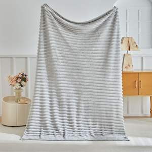 Couverture lestée européenne, literie, couleur verte, couverture en flanelle douce, simple, queen, king, plaids chauds pour lits, anti-boulochage - Product Image 6