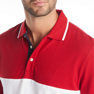 Ultimo Modello di T-shirt <span class=keywords><strong>Polo</strong></span> da Uomo, Design Base con Manica Corta, Motivo Tinta Unita, Abbigliamento Sportivo Ricamato per Uomo - Product Image 2