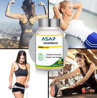 Tococrienols Vitamin E, kelas kosmetik suplemen Vegan alami tococrienol Tablet