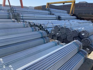 Hot Bán Nhúng Nóng Gi Mạ Kẽm Giàn Giáo Hàn Thép 6 Inch Vòng Vuông Và Hình Chữ Nhật Ống Giá - Product Image 4