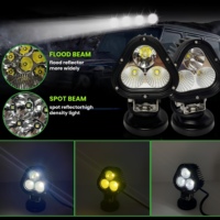 Nouveau 60W LED lumière de travail 4 pouces 30W Spot faisceau LED lumière de conduite pour Jeep tracteur camion ATV feux de voiture