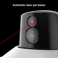 Caméra intelligente pour animaux de compagnie Robot compagnon mobile avec caméra laser pour chats Caméra HD 1080P WiFi pour chiens avec application Vision nocturne Audio bidirectionnel