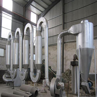Petit équipement de séchage de pipeline personnalisé en usine, séchoir flash de biomasse de sciure de bois