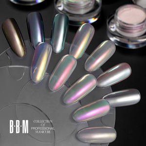 BBM Magic Mirror Powder 38 colores Pigmentos altos Polvo acrílico Polvo de espejo fino de alta resistencia de alta calidad - Product Image 4