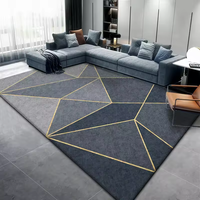 Tapis nordique salon lumière luxe Senior canapé Table à thé couverture ménage chambre lit grand tapis imprimé 3d