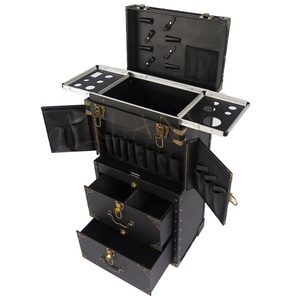 Carrito de Peluquería con Ruedas, Maleta de Maquillaje Rodante, Maleta de Barbero, Maleta de Viaje para Estilistas - Product Image 6