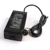 Chargeur de batterie lithium-ion 42V2A en gros, chargeur d'alimentation 29.4V 2A avec prise XLR