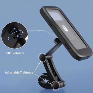 Support de téléphone portable réglable pour extérieur, facile <span class=keywords><strong>à</strong></span> installer, étanche, avec écran tactile, universel, pour guidon de vélo - Product Image 3