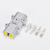 Connecteur mâle-femelle 50A 2 broches 600V IP20 étanche ignifuge pour climatiseur de stationnement, paire de connecteurs avec fils de contact en cuivre TCEA