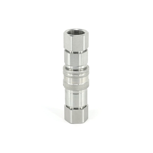 Nouvelle raccord rapide <span class=keywords><strong>hydraulique</strong></span> à face plate sans fuite ISO16028, raccord rapide haute pression robuste en acier au carbone - Product Image 1