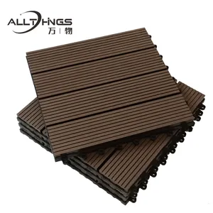 Enclavamiento de plástico Madera Azulejo y accesorios Veneciano <span class=keywords><strong>Alberca</strong></span> Mdf Tablero 18mm Goma Lujo Vinilo Aluminio Compuesto Decking - Product Image 1
