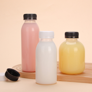 Bouteilles En Plastique Transparent 300 Ml MOUYAT - Lot De 30 Avec Bouchons Noirs, Pour Boissons