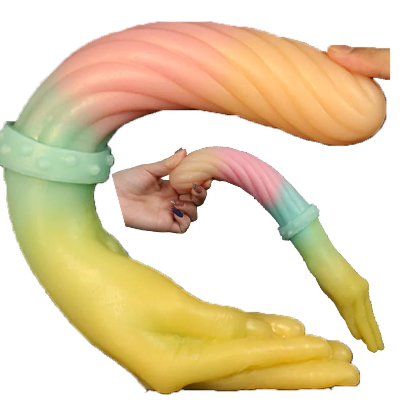 LUUK-7032 Mainan Seks Baru 2022 Bagian Atas Penis Berbentuk Semu Berkepala Ganda Kepala Bulat Klasik dan Bentuk Telapak Tangan Tidak Berubah