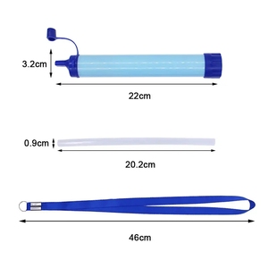 Paille filtrante à eau personnelle – Portable et programmable pour le camping, la pêche et les situations d'urgence, option logo personnalisé - Product Image 6