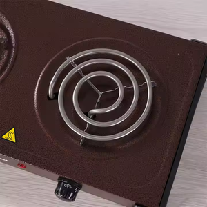 家庭用ポータブル2000W温度調節機能付き2口電気コンロ（サーマルヒューズ付き） - Product Image 4