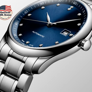 Reloj de Pulsera Mecánico de Lujo para Hombre, Deportivo, de Negocios, de Buceo, de 42 mm, con Esfera de Agujas, Tacómetro, Correa de Cuero Vacuno, Cristal de Zafiro - Product Image 4