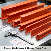 Profilé en U en PVC extrudé sur mesure pour chemin de câbles, support de machines, décoration et production de bandes de bordure