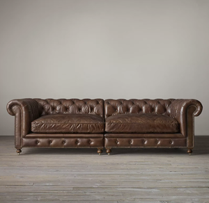 เตียงนอนหนังดีไซน์ทันสมัยสไตล์ซาซานิด - Product Image 1