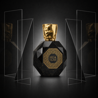Botol Kemasan Kaca Desain Baru Elegan Unik Logo Kustom Botol Parfum Mewah Dengan Kotak Botol Parfum Kosong