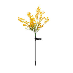 Lampes solaires LED en forme de fleurs pour jardin, avec panneau solaire, étanches, décoratives pour cour, patio, pelouse - Product Image 3