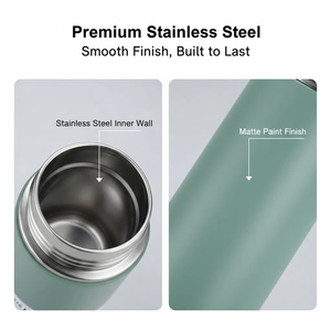 Trọng lượng nhẹ thiết kế di động bpa-miễn phí vật liệu thép không gỉ đôi tường 500ml chân không <span class=keywords><strong>Flask</strong></span> cup Set - Product Image 3