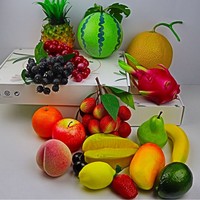 Kunstmatige fruit-druiven-groenten (draakvrucht appels sinaasappels citroenen)-bubbelmateriaal vroeg educatief speelgoed-groothandel