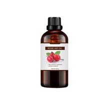 Minyak Pijat Rose Hip Label Pribadi Botol 100ml OEM ODM Kustom