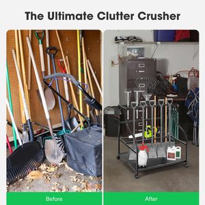 Jh-Mech Dụng Cụ Làm Vườn Tổ Chức Lên đến 68 Dài Xử Lý Công Cụ Dễ Dàng Di Chuyển Công Cụ Lưu Trữ Vườn Cho Nhà Để Xe Nhà Kho - Product Image 3