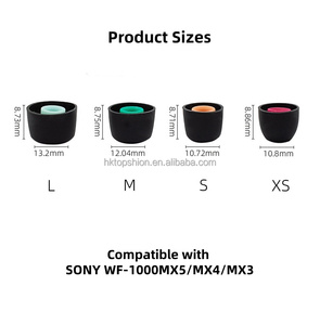 Puntas de Silicona para Auriculares Intrauditivos Sony Serie <span class=keywords><strong>WF</strong></span>, Cubiertas de Silicona para Auriculares <span class=keywords><strong>WF</strong></span>-1000XM5, <span class=keywords><strong>WF</strong></span>-<span class=keywords><strong>1000XM4</strong></span>, <span class=keywords><strong>WF</strong></span>-1000XM3 - Product Image 5