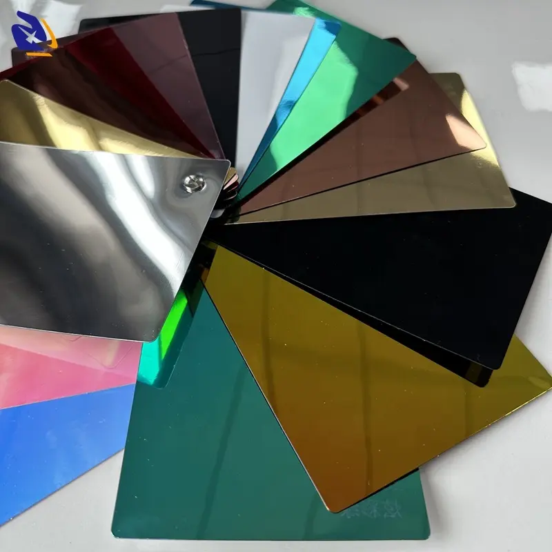 Modern Mirror Effect Dark Color Series PET PVC Lamination Film For Flat Surface Furniture Scratch Film Glitter Film